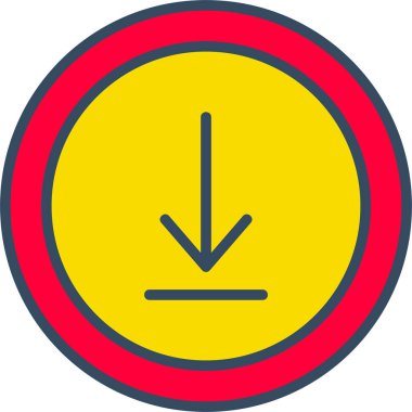 ok işareti simgesi, vektör, illüstrasyon