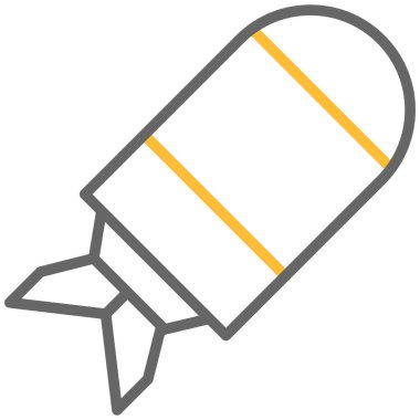 Uçak simgesinin vektör illüstrasyonu