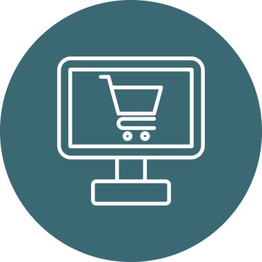 alışveriş sepeti simge vektör