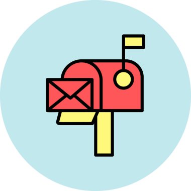 e- posta simgesi vektör illüstrasyonu