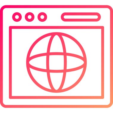 seo modern simgesinin vektör illüstrasyonu