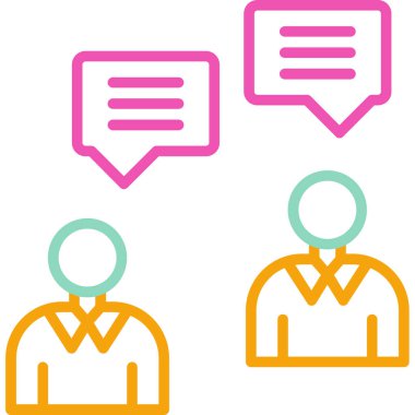 Müşteri servis simgesi vektör illüstrasyonu