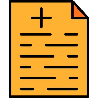 Belge vektör simgesi modern basit vektör illüstrasyonu