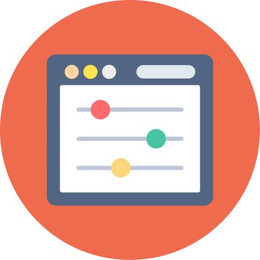 iş web simgesi vektör illüstrasyonu