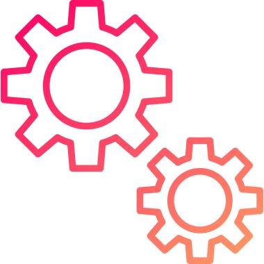 Teçhizat Web simgesi basit illüstrasyon