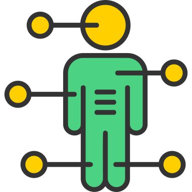 Avatar insan simgesi - taslak biçimi