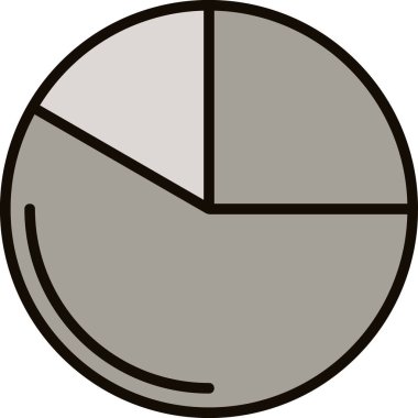 grafik pasta simgesi, vektör illüstrasyonu
