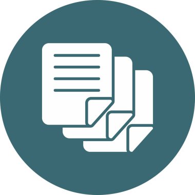 Dosya biçiminin vektör simgesi