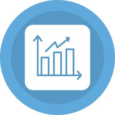 grafik ikonu vektör illüstrasyonu