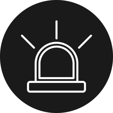 hafif lamba ikonu vektör illüstrasyonu