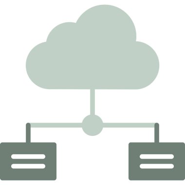 bulut hesaplama simgesi tasarımı