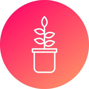 Vektör Çiçeği Simgesi illüstrasyonu