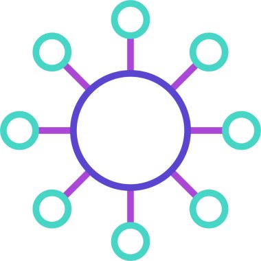 bağlantı simgesi vektör illüstrasyonu