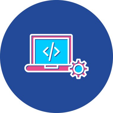 vektör dizüstü simgesi illüstrasyonu