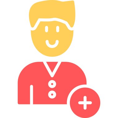 avatar. Web simgesi basit illüstrasyon