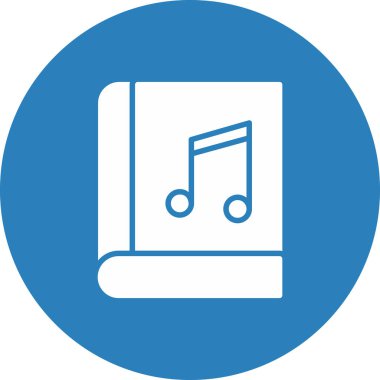 Müzik simgesinin vektör illüstrasyonu