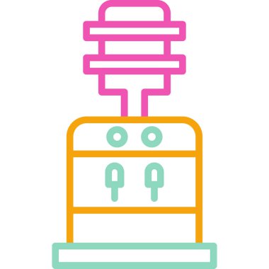 Elektrikli ısıtıcı. Web simgesi