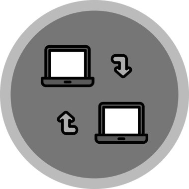 oklar simgesi ile Laptop