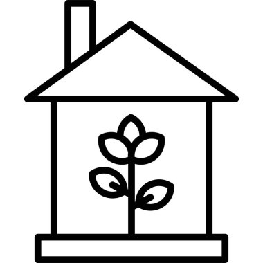 Ev. Web simgesi basit tasarım