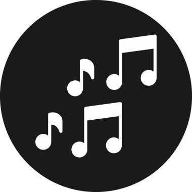 müzik Not vektör çizim