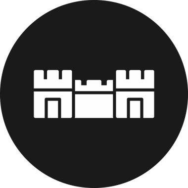 Modern yapı simgesinin vektör illüstrasyonu