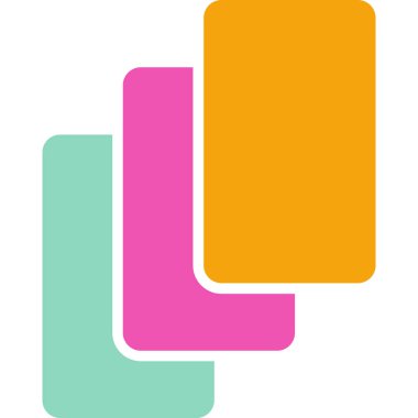 Modern b 'nin vektör illüstrasyonu eksik simgesi