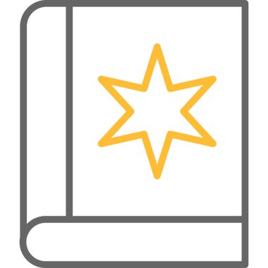 yıldız simgesi vektör illüstrasyonu