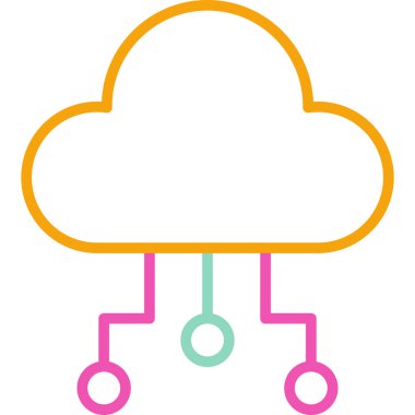 Bulut hesaplama. Web simgesi