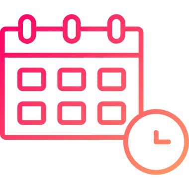 Takvim Simgesi Soyut Arka Gruplamada İzole Edildi