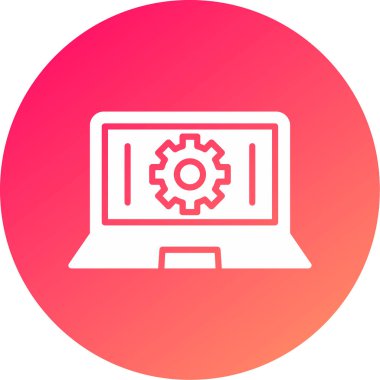 seo modern simgesinin vektör illüstrasyonu