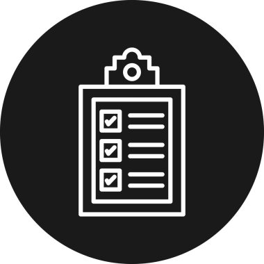 Belge modern simgesinin vektör illüstrasyonu