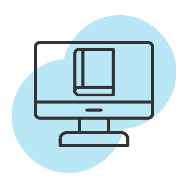 dizüstü bilgisayar simge vektör illüstrasyon izole