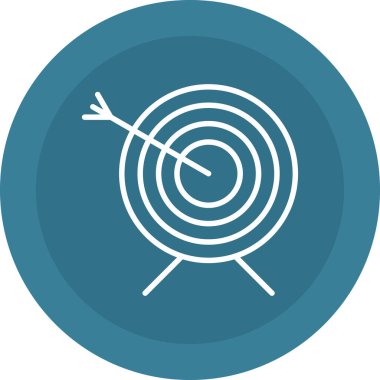 Bir kuş simgesinin vektör illüstrasyonu