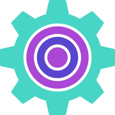 Teçhizat Web simgesi basit illüstrasyon