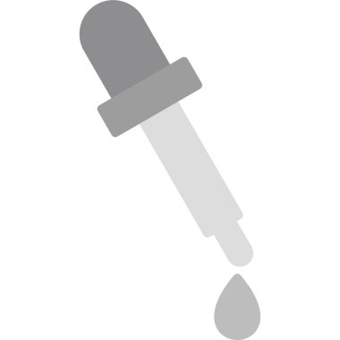 Pipette Basit Vektör Simgesi İllüstrasyonu