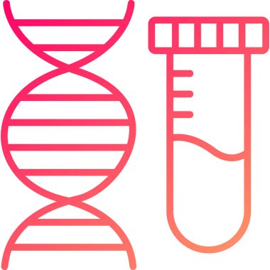 dna. Web simgesi basit illüstrasyon