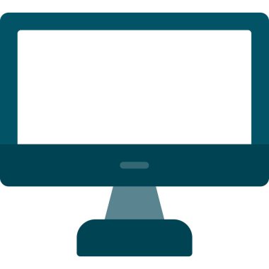 bilgisayar masaüstü izole simgesi