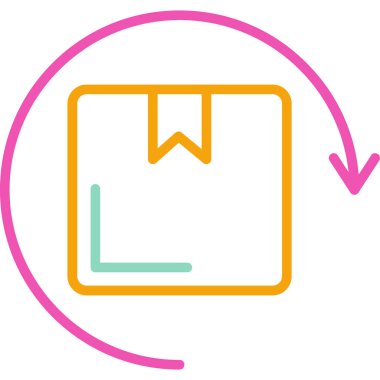 ok simgesinin vektör illüstrasyonu