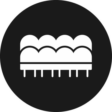 Yemek. Web simgesi basit illüstrasyon