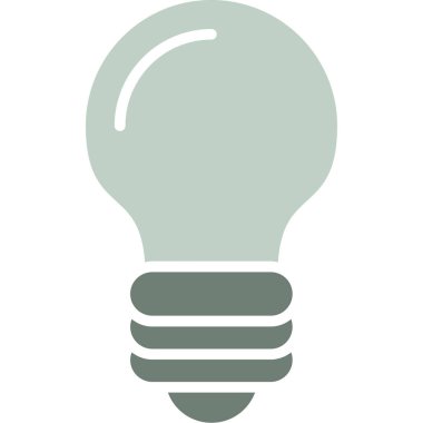 ampul simgesi vektör illüstrasyonu