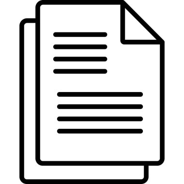 kağıt belge dosyası, basit vektör tasarımı