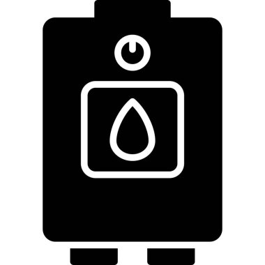 su damlası ikon vektör illüstrasyonu