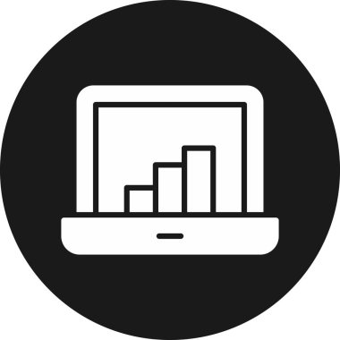 Modern bilgisayar simgesinin vektör illüstrasyonu