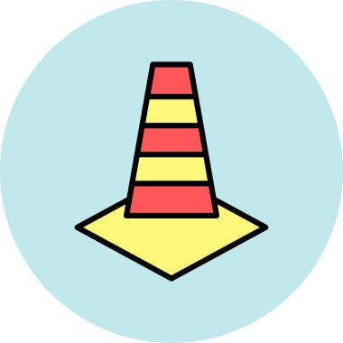 Koni. Web simgesi basit illüstrasyon