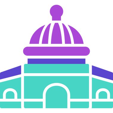 Bina inşaat simgesi - ana hatları biçiminde