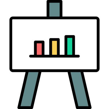 grafik ikonu vektör illüstrasyonu