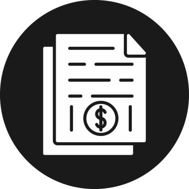 Dolar vektör sembolü düz simge