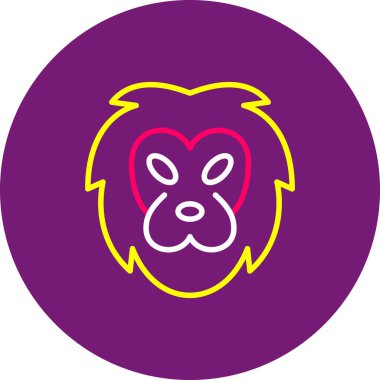 köpek simgesi vektör illüstrasyonu