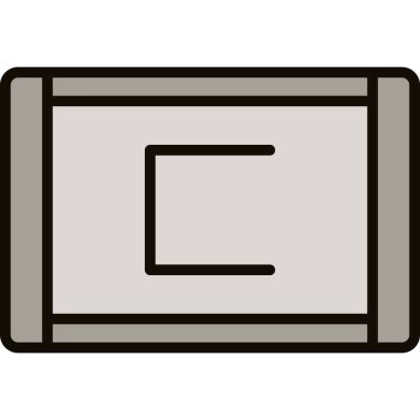 Taslak biçiminde kart kredi kartı simgesi