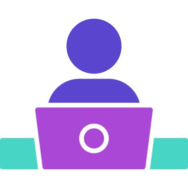 Konferans. Web simgesi basit illüstrasyon